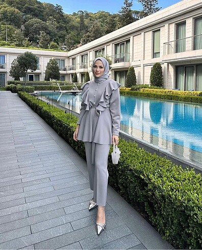 Tesettür ikili takım - Görsel 5