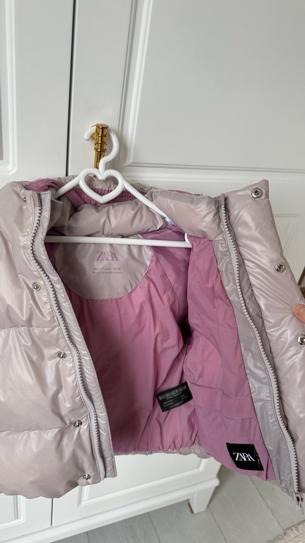 Kapüşonlu Kürklü Kız Çocuk Mont - Görsel 4