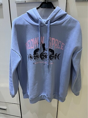 s Beden mavi Renk Koton sweat