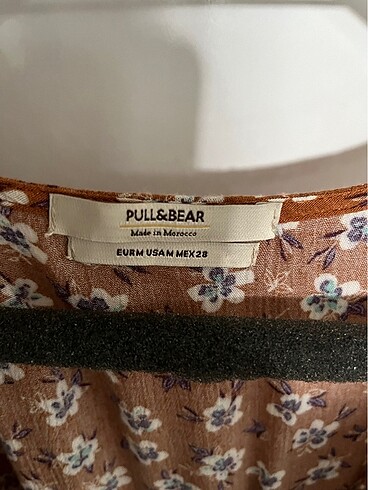 28 Beden kahverengi Renk Pull&bear bluz