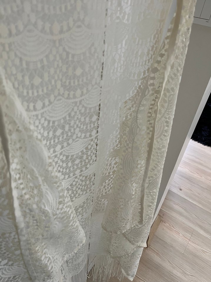 Beyaz Nakışlı Bohem Salaş Yelek - Görsel 5