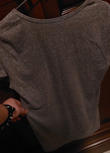 xs Beden gri Renk Colin's Etnik Desen T-Shirt