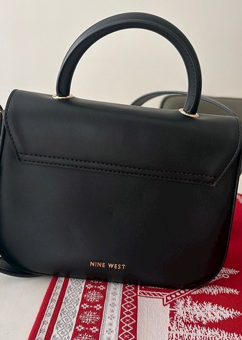 Tokalı Siyah Kadın El Çantası - Görsel 2