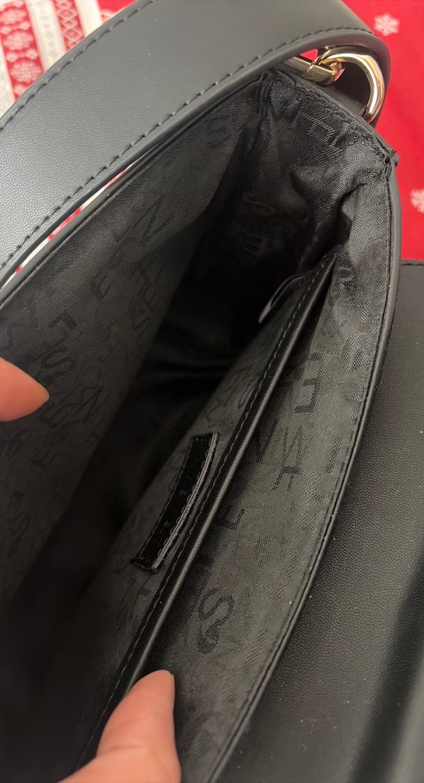 Tokalı Siyah Kadın El Çantası - Görsel 3