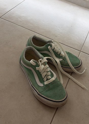 Kadın Yeşil Minimalist Dolgu  Spor Ayakkabı - Görsel 3