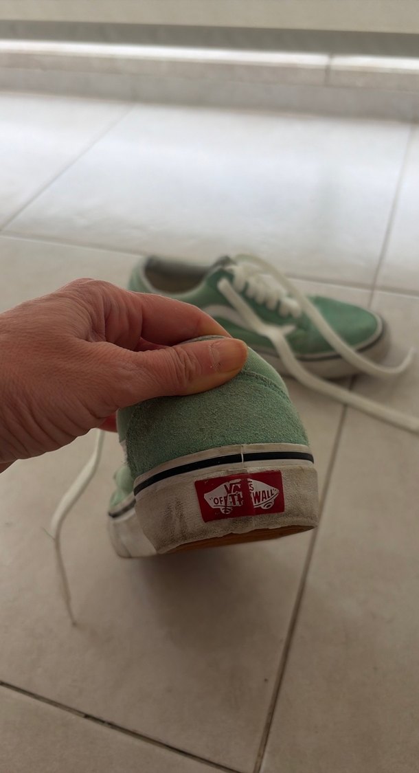 Kadın Yeşil Minimalist Dolgu  Spor Ayakkabı - Görsel 2