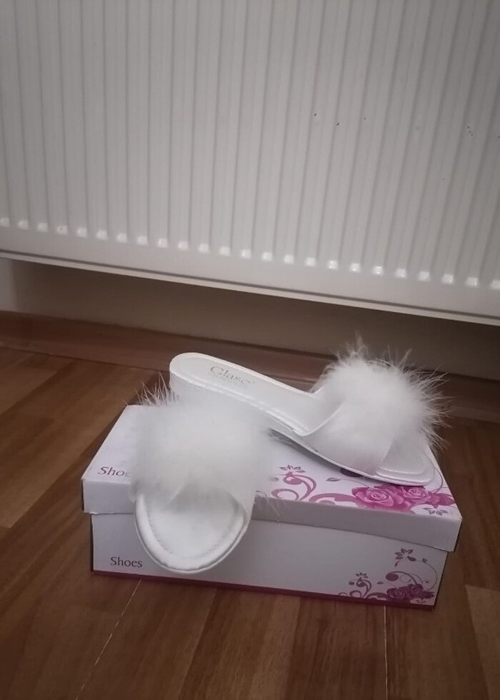 Tüylü Gelin terliği  - Görsel 3