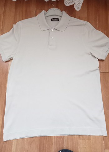 Bej Erkek Polo Yaka Kısa Kollu Tişört - Görsel 2