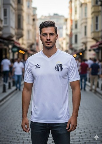 Beyaz Neymar Jr. Santos Forma - Görsel 3