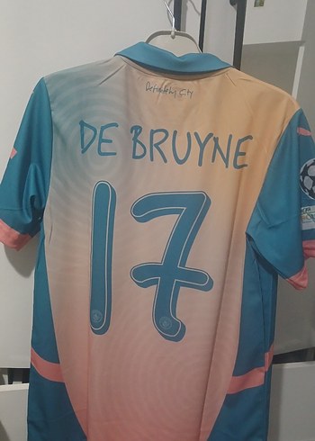 De Bruyne Manchester City Forma Turkuaz - Görsel 2