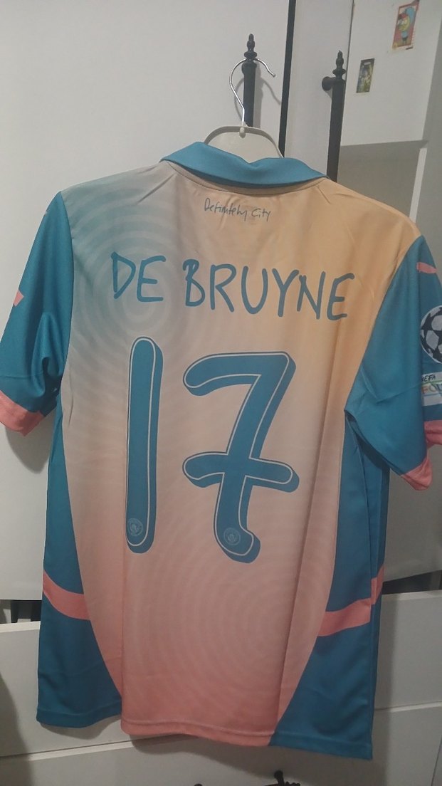 De Bruyne Manchester City Forma Turkuaz - Görsel 2