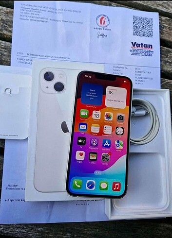 iPhone13 TÜRKİYE Pil 97 Garanti 16 Ay 