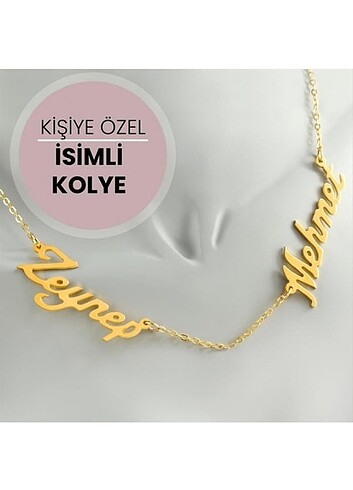 Kişiye Özel 2'li İsimli Kolye
