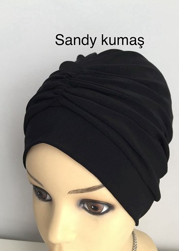 Siyah Esnek Kadın Bere