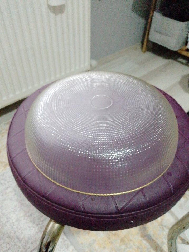 Modern Açık Mor Cam Tabak - Görsel 4