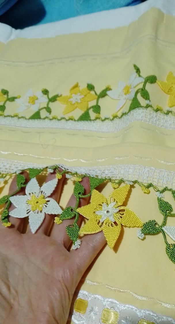 iğne oyası pike takımı - Görsel 3