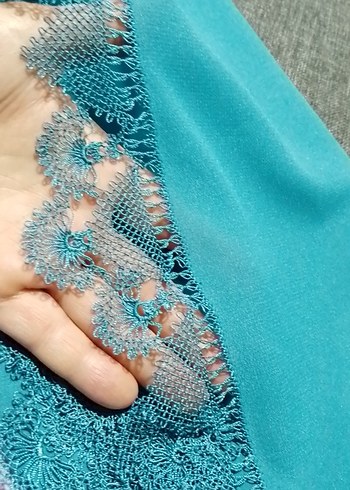 iğne oyası namaz başörtüsü - Görsel 4