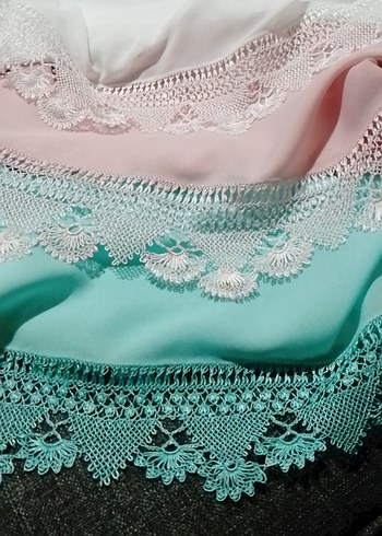 el emeği igne oyası namaz başörtüsü - Görsel 6