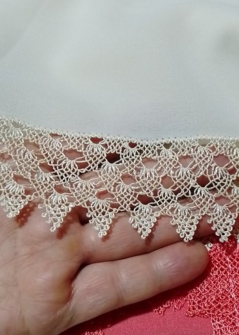 iğne oyası namaz başörtüsü - Görsel 3