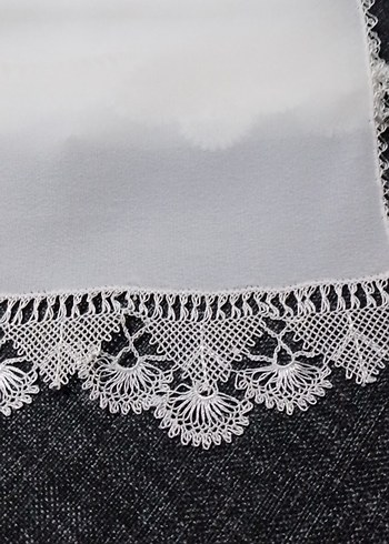 iğne oyası namaz başörtüsü - Görsel 5