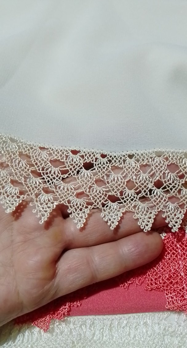 iğne oyası namaz başörtüsü - Görsel 3