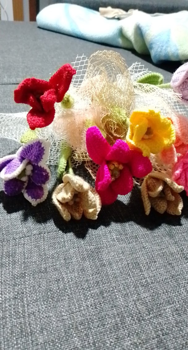 Renkli Bohem El Yapımı Çiçek Kalemler - Görsel 4