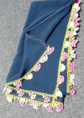 iğne oyası başörtüsü - Görsel 2