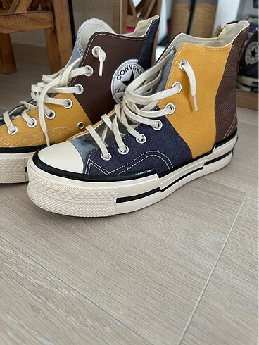 37,5 Beden Converse Chuck 70 Plus Material Mashup Unisex Renkli Sneaker