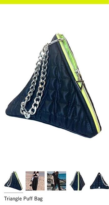 TRİANGLE PUFF BAG