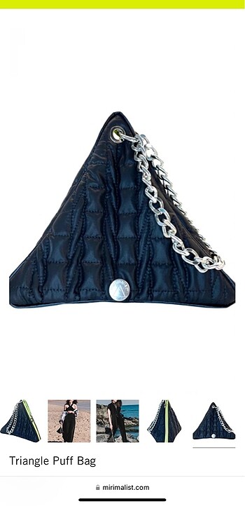 TRİANGLE PUFF BAG - Görsel 6