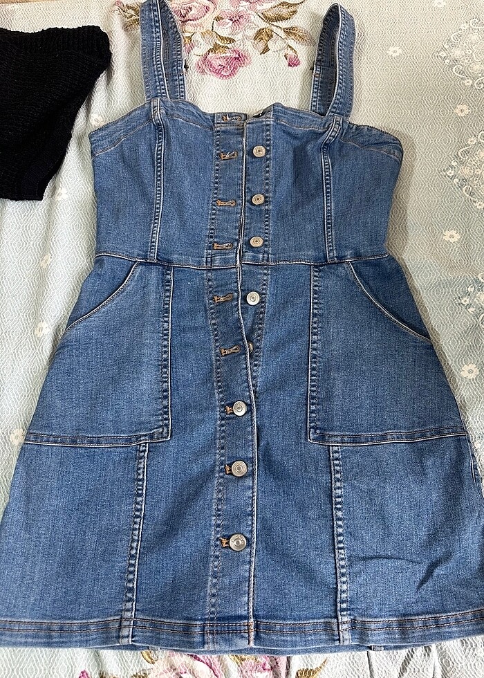 H&M Kot Salopet - Görsel 3