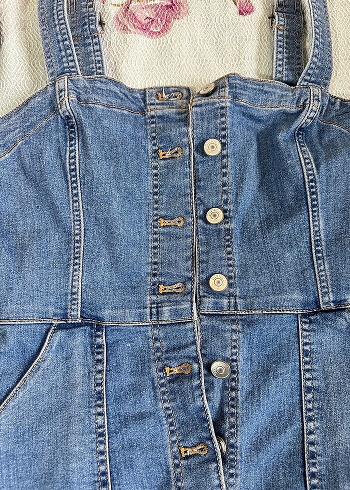 H&M Kot Salopet - Görsel 4