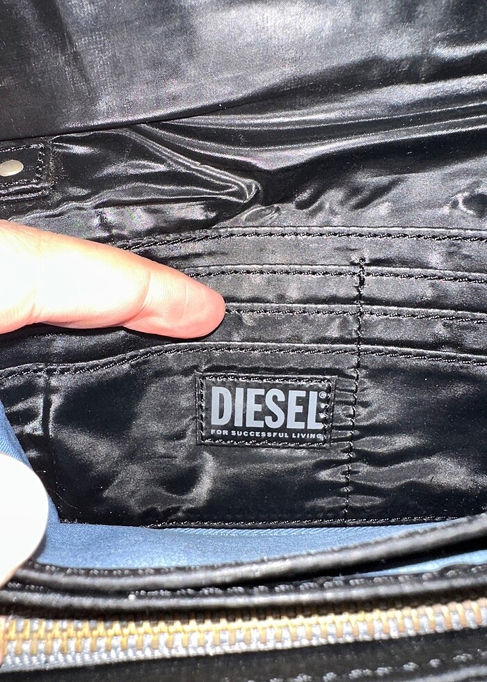 DIESEL SİYAH CÜZDAN - Görsel 3