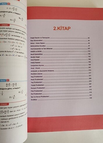 Beden Renk TAMAMI ÇÖZÜMLÜ ANTRENMANLARLA MATEMATİK KİTABI