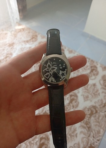 Diğer Kemer Tokalı Siyah Gotik Kadın Saati