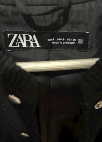 Zara Zara Siyah Düğmeli Kadın Ceket