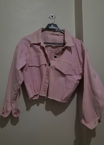 Pembe kot ceket