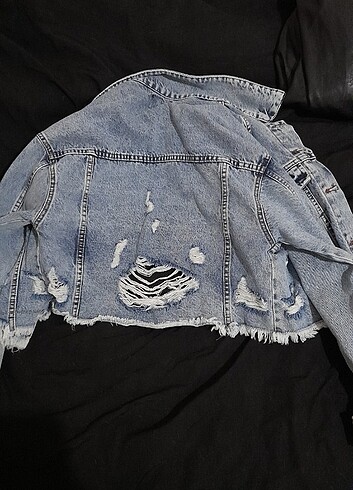 Crop kot ceket