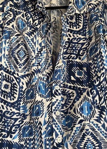 Nakışlı Beyaz Bohem Tül Perde - Görsel 3