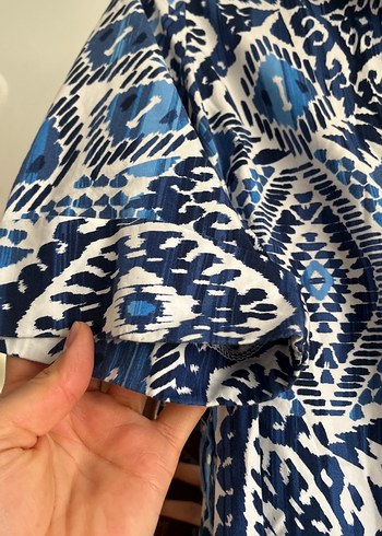 Nakışlı Beyaz Bohem Tül Perde - Görsel 4