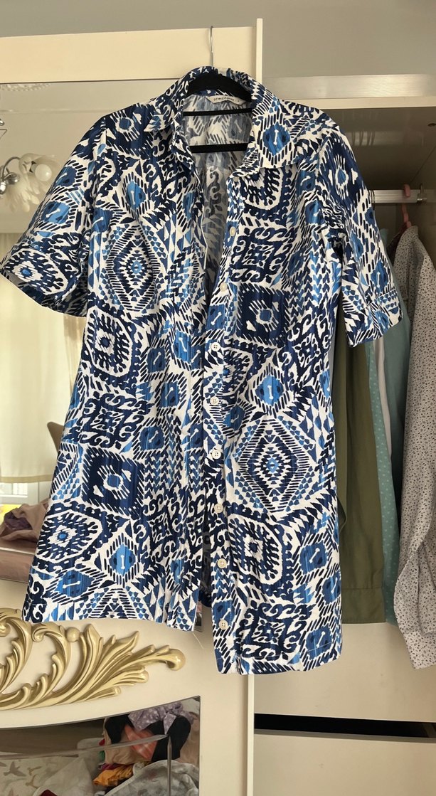 Nakışlı Beyaz Bohem Tül Perde - Görsel 2