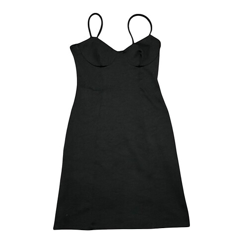 Bershka Siyah Mini Elbise