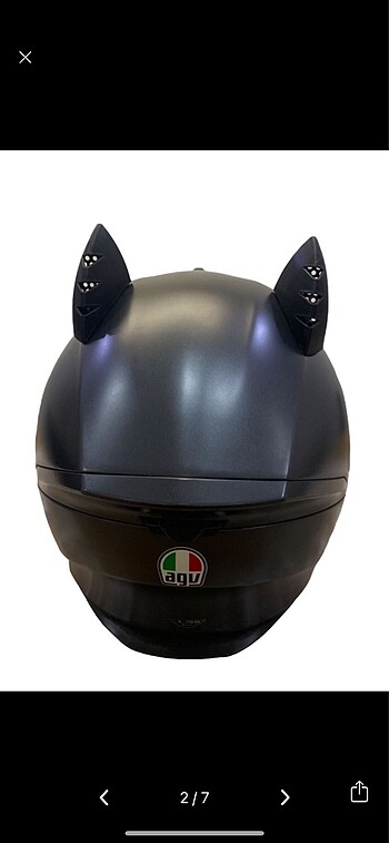 kedi kulağı kask - Görsel 2