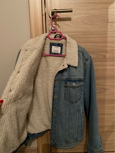 s Beden mavi Renk BERSHKA YÜNLÜ CEKET