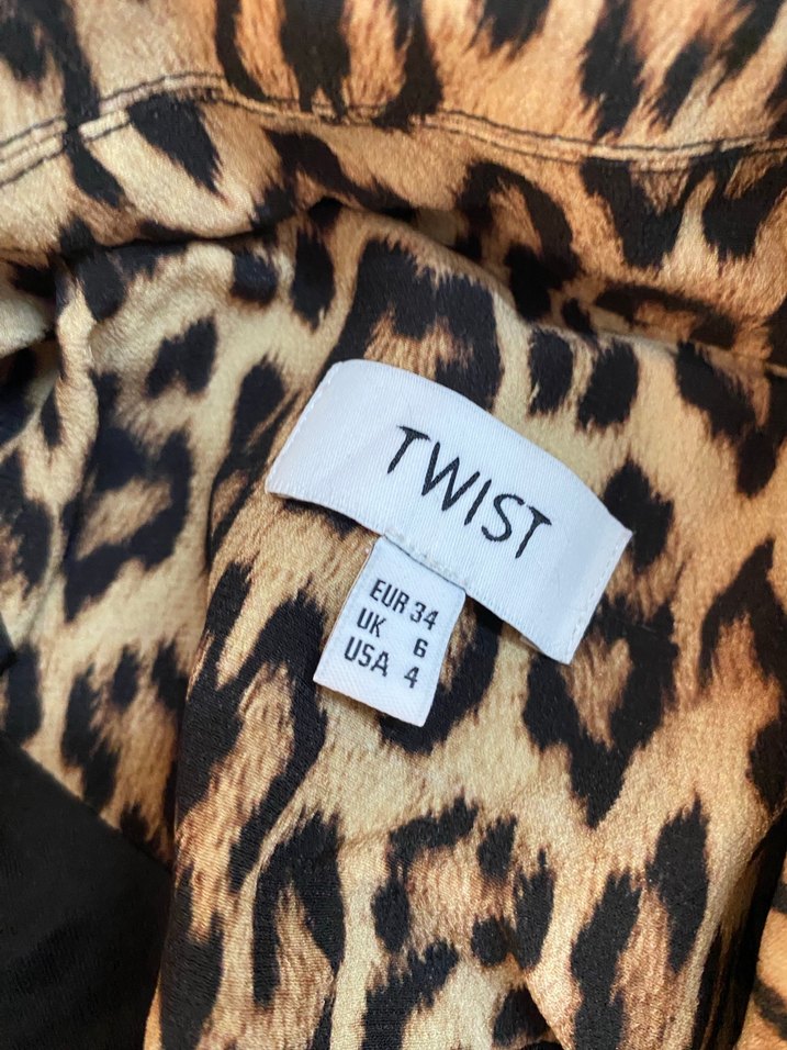 Leopar Desenli Kadın blazer - Görsel 3