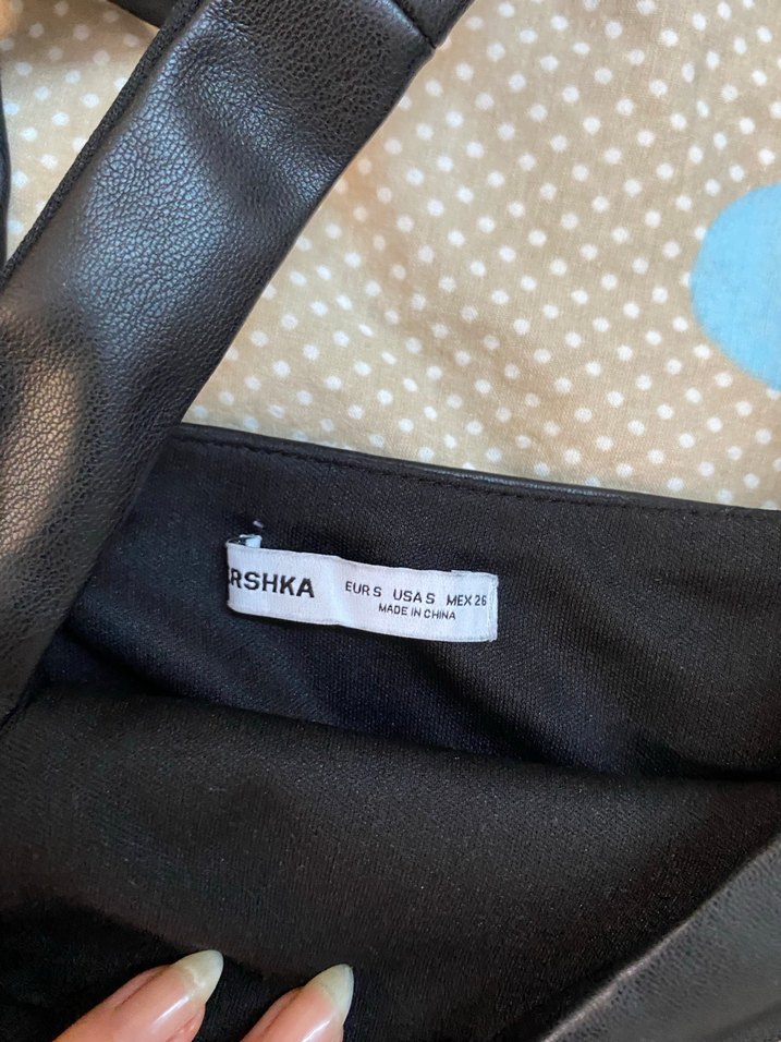 Siyah Deri Bustiyer - Görsel 3