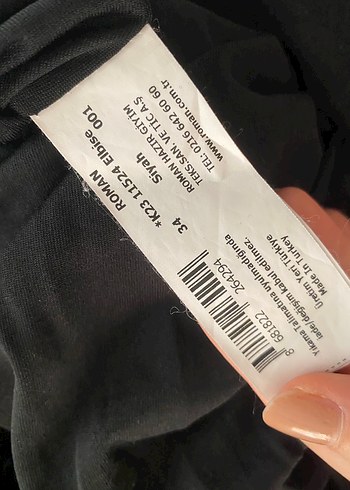 Roman şık davet elbisesi
Siyah Yüksek Yakalı Uzun Kollu Elbise - Görsel 6