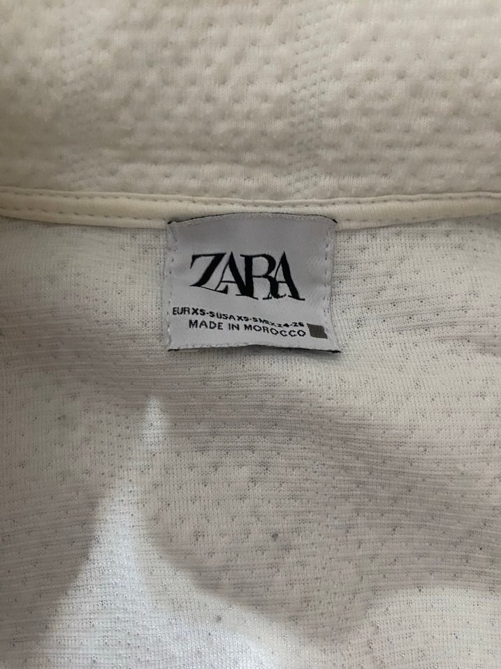 Zara Dokulu Oversize Bomber Ceket - Görsel 4