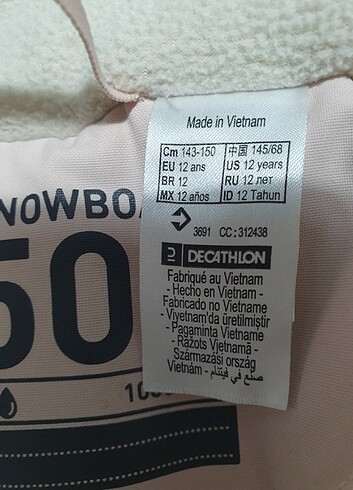 Decathlon kız çocuk kayak montu - Görsel 5