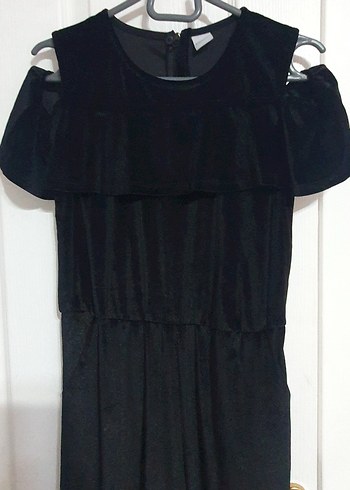 Kız çocuk kadife tulum - Görsel 3